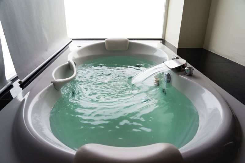 Modern Bathtub with Jets